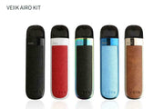 Genuine Veiik Airo pod vape kit with built-in rechargeable battery and refillable pod system.